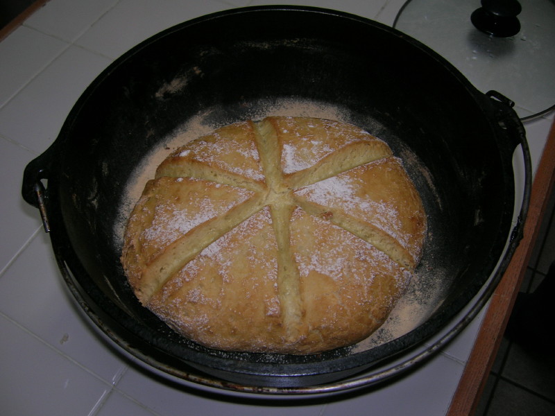 Dutch Oven Irish Soda Bread - Quiche My Grits